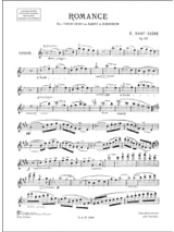 Romance op. 27 violon, piano et orgue - SAINT-SAËNS - Partition